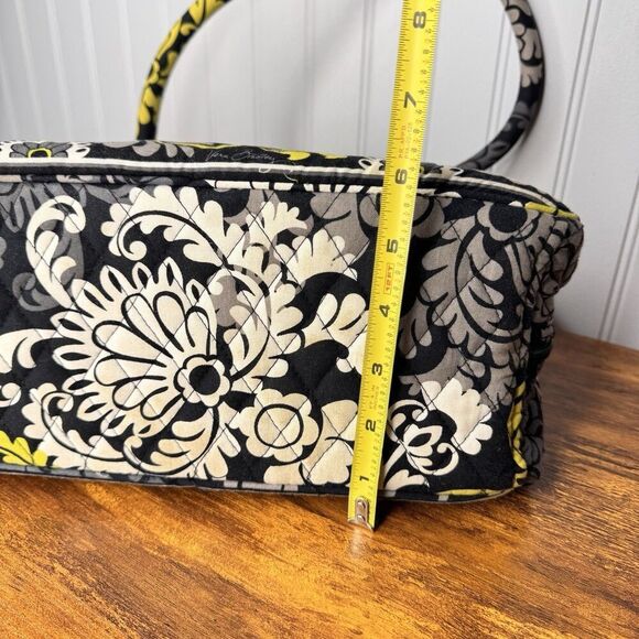 Retired Vera Bradley BAROQUE Large Weekender Travel Bag Green Black - Picture 11 of 11